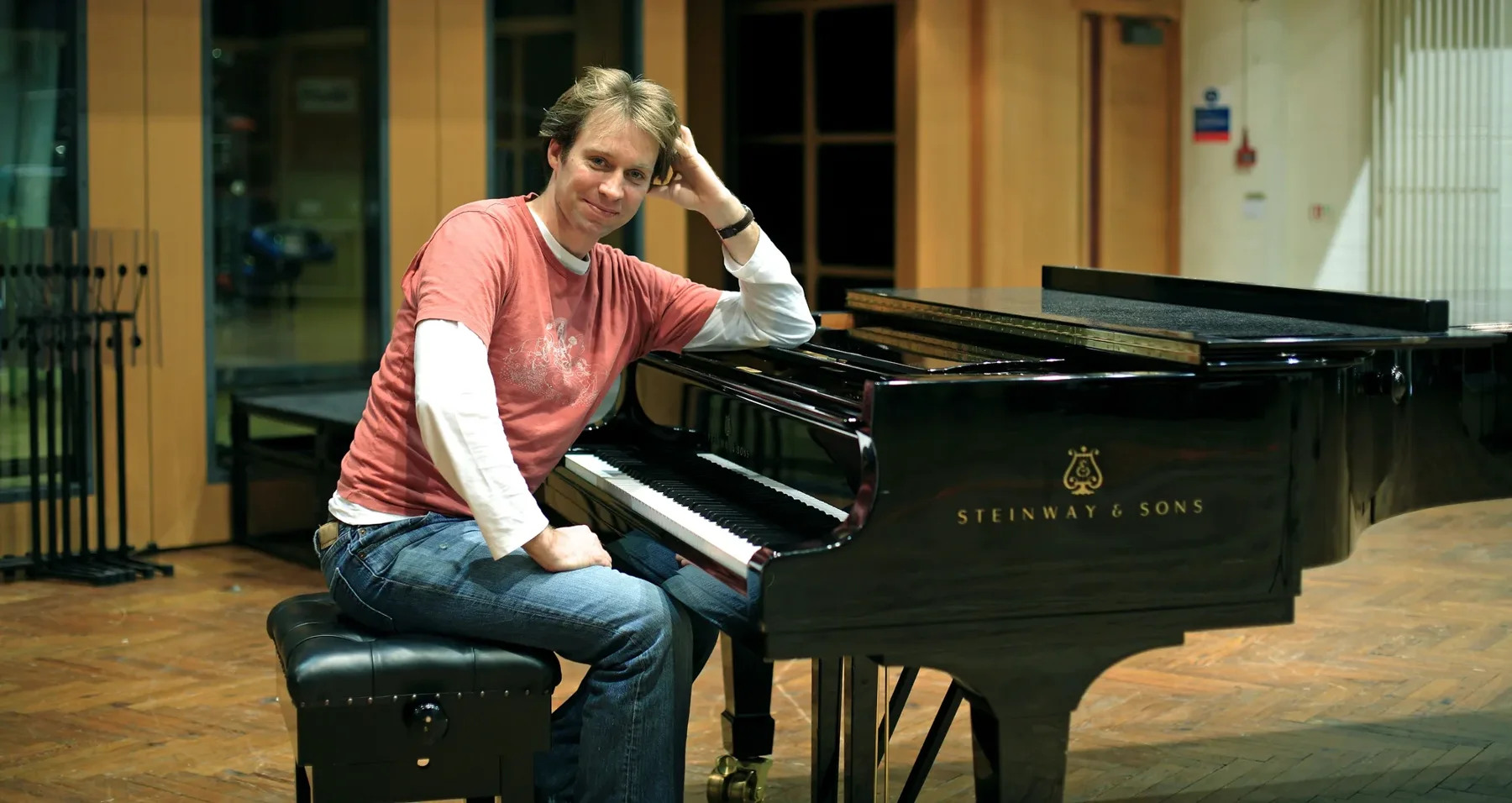 Giles Martin - photograph from the Piano Restorations workshop