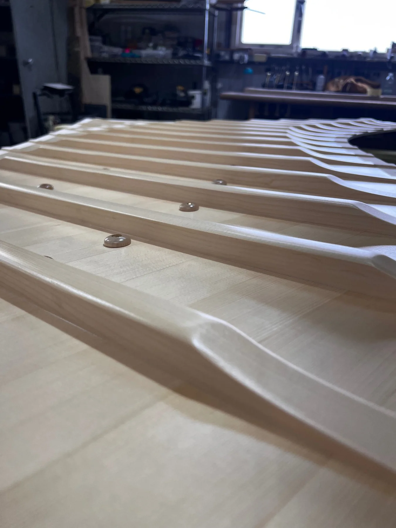 Soundboard work from the Leverett workshop - photograph 5